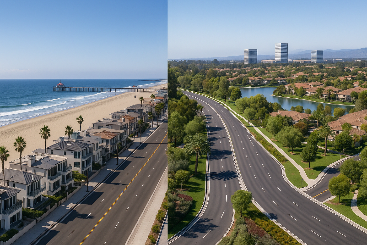 Huntington Beach vs. Irvine: Beach Town or Master-Planned City?